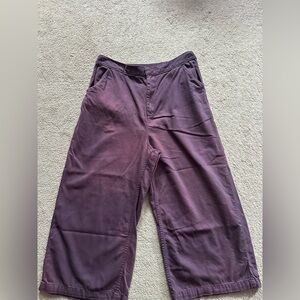 Lucy & Yak US 12 (UK 16) Casual Deep Purple Trousers